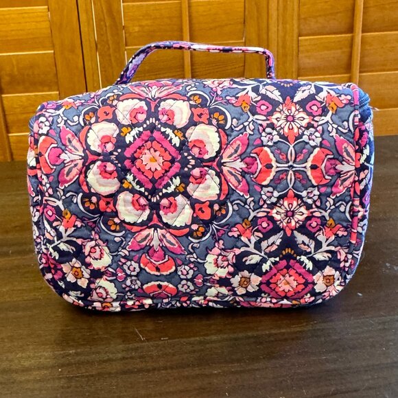Vera Bradley Travel Cosmetic Magenta Medallion - Picture 3 of 6